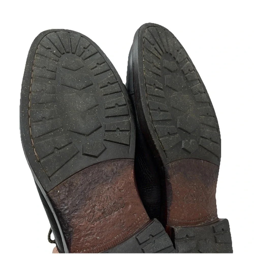 Johnston Murphy Sheepskin Leather Cap Toe Oxford Shoes 20-8922 Brown‎ Size 10 M